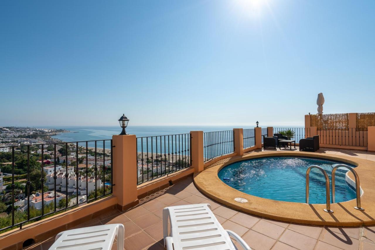 Chalet Con Vistas Al Mar Y Piscina Mojácar Exterior foto